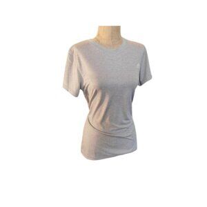 Adidas Size M Medium Golf Cap Sleeve Athletic Activewear Gray Top NWT